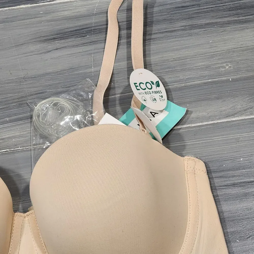 Dorina‎ Michelle Strapless Bra 34C Lightly Padded D17193MI033 Beige